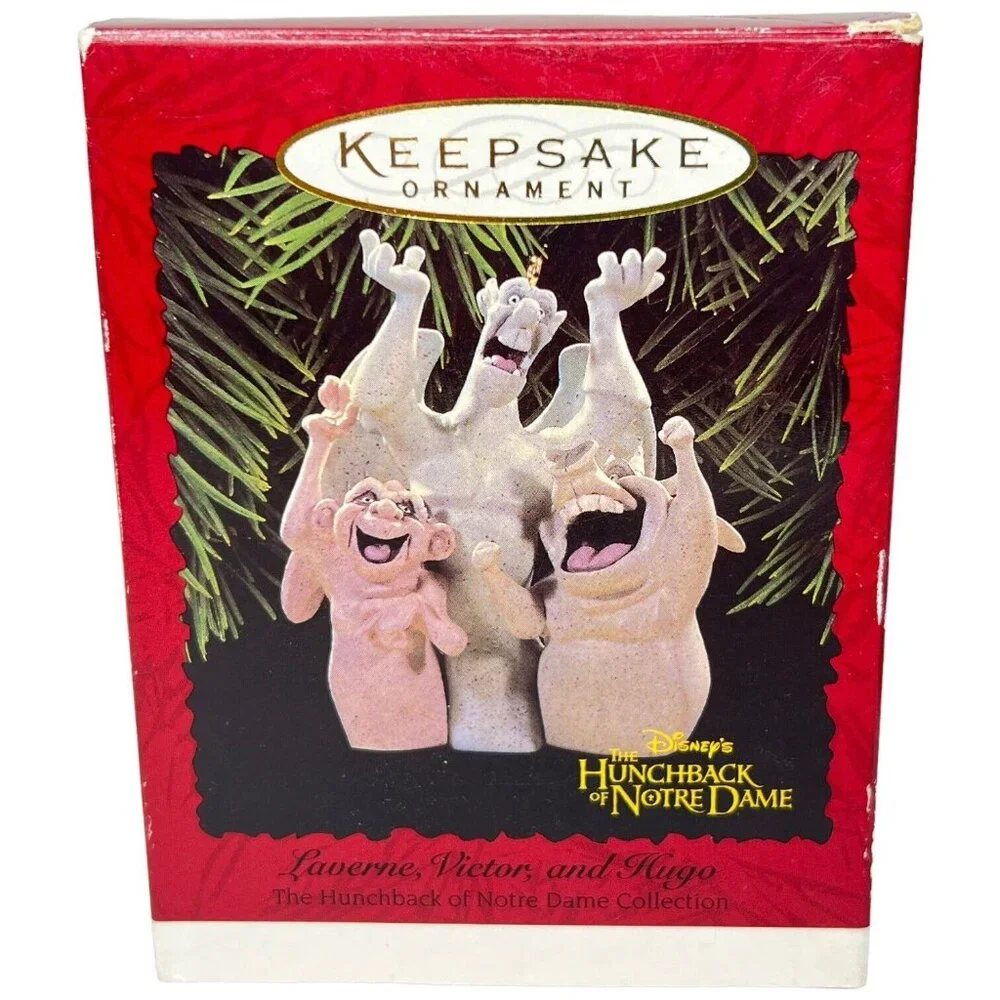 Hallmark Hunchback Of Notre Dame Ornament Disney Laverne Victor Hugo Gargoyles